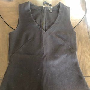 J. Crew V-Neck Sleeveless Top with Zipper Back
